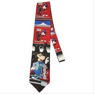 Vintage Disney Steamboat Willie Mickey Mouse Mens Tie